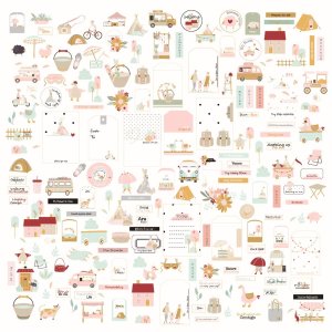 Die cuts Viviendo Outdoors de Mintopía