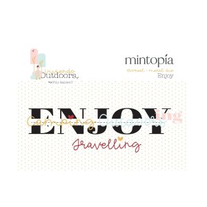 Troquel Enjoy Viviendo Outdoors de Mintopía