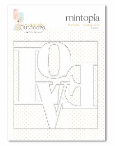 Troquel Love Viviendo Outdoors de Mintopía