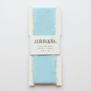 Cinta de gasa Mintopía 4 cm x 3 m Baby Blue