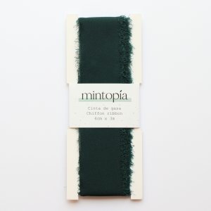 Cinta de gasa Mintopía 4 cm x 3 m Forest Green