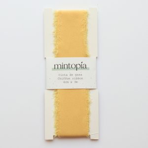 Cinta de gasa Mintopía 4 cm x 3 m Pale Yellow