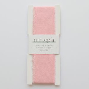 Cinta de algodón Mintopía 4 cm x 3 m Pastel Pink