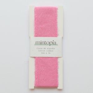 Cinta de algodón Mintopía 4 cm x 3 m Bubblegum