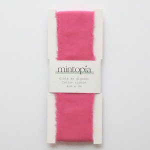 Cinta de algodón Mintopía 4 cm x 3 m Fuchsia