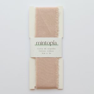 Cinta de algodón Mintopía 4 cm x 3 m Beige