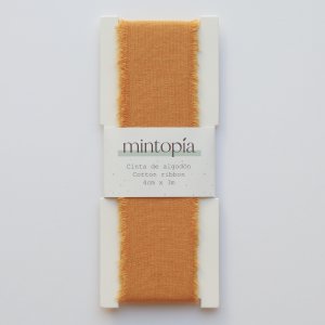 Cinta de algodón Mintopía 4 cm x 3 m Mustard