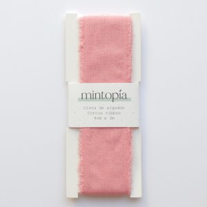 Cinta de algodón Mintopía 4 cm x 3 m Ballerina Pink