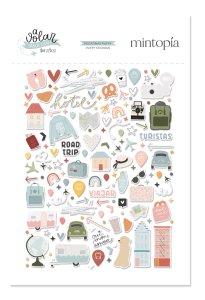 Pegatinas puffy Ilustraciones A volar Travel Stories de Mintopía