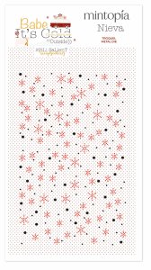 Troquel Fondo nieve Babe It's Cold Outside de Mintopía