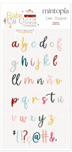 Troquel Alfabeto cuqui Babe It's Cold Outside de Mintopía