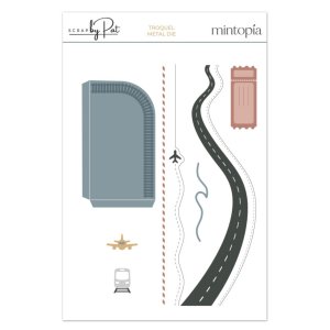 Troquel Mintopía Scrapbypat Bordes viajeros
