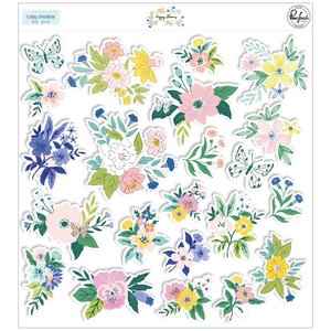 Die Cuts Floral Happy Blooms de PinkFresh