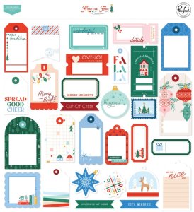 Die cuts de tags Festive Fun de Pinkfresh