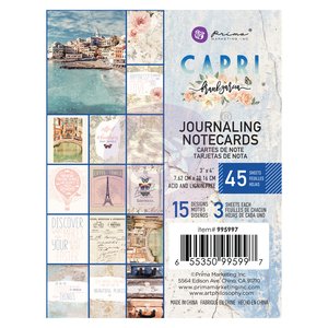 Pad 3x4" Journaling Cards Capri Collection de Prima Marketing