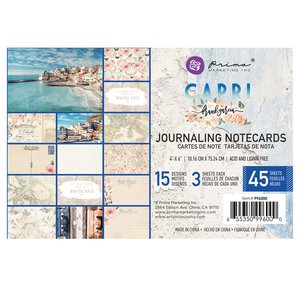 Pad 4x6" Journaling Cards Capri Collection de Prima Marketing