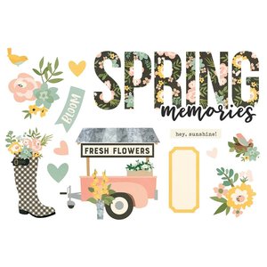 Die Cuts Simple Stories Page Pieces Spring