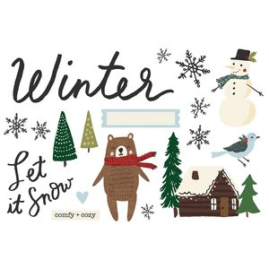 Die Cuts Simple Stories Page Pieces Winter