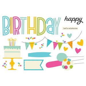 Die Cuts Simple Stories Page Pieces Birthday