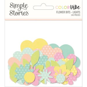 Die Cuts Flores Light Color Vibe Simple Stories