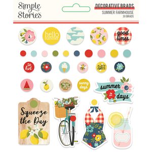 Set de Brads Simple Stories Summer Farmhouse