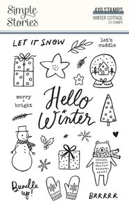 Sellos Simple Stories Winter Cottage