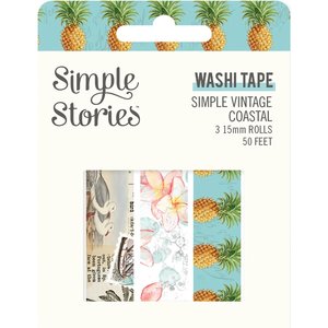 Set Washi Tapes Simple Stories Vintage Coastal