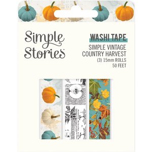 Set de washi tape Simple Vintage Country Harvest