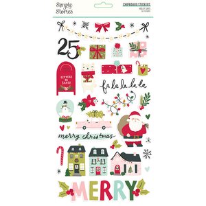 Chipboard 6"x12" Holly Days Simple Stories