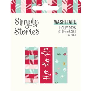 Washi Tape Holly Days Simple Stories