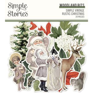 Die cuts Woodland Simple Vintage Rustic Christmas
