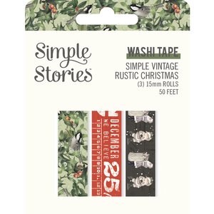 Washi Tape Simple Vintage Rustic Christmas
