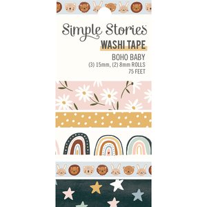 Set de Washi Tapes Boho Baby Simple Stories