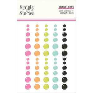 Enamel Dots Let's Get Crafty de Simple Stories
