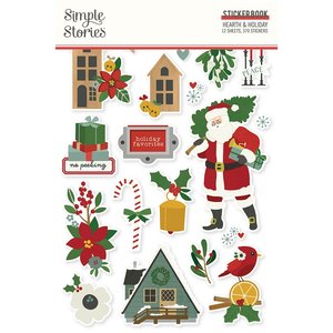 Libro de pegatinas Hearth & Holiday de Simple Stories