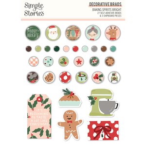 Brads Baking Spirits Bright de Simple Stories
