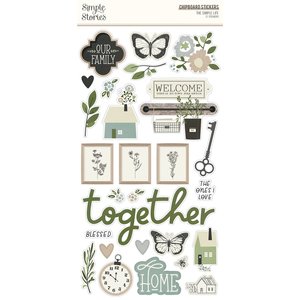 Chipboard The Simple Life de Simple Stories