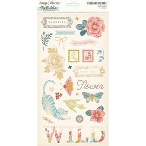 Chipboard Wildflower de Simple Stories