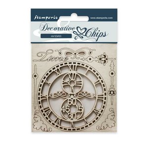 Stampería Decorative Chips Time
