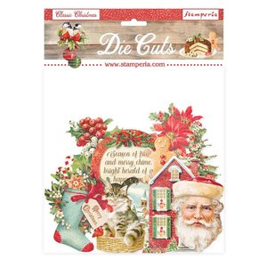 Die Cuts de chipboard Stampería Classic Christmas Labels