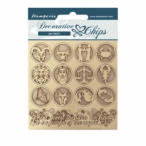 Stampería Decorative Chips Alchemy Symbols