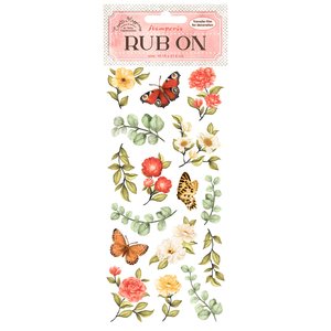 Rubons Stampería Create Happiness Journaling mariposa y hojas