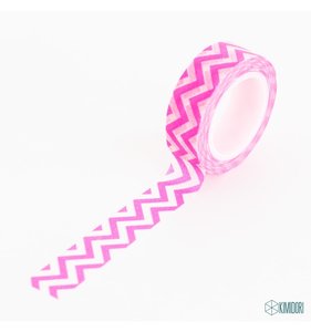Chevron rosa neón