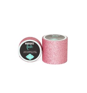 Marquee Tape Glitter Pale Pink Estrecha