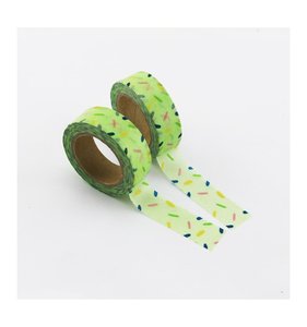 Washi Tape Fideos Verdes
