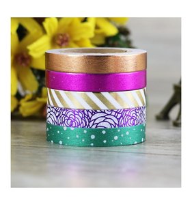 Washi Tape Foil Set Peonies