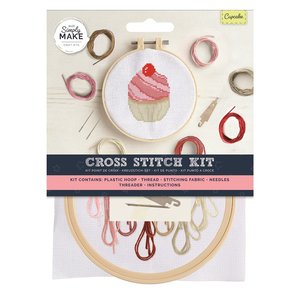 Simply Make Cross Stitch Kit Cupcake