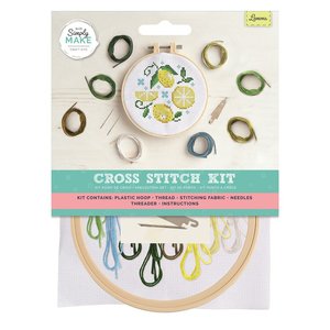 Simply Make Cross Stitch Kit Lemons