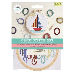 Simply Make Cross Stitch Kit Sail Boat