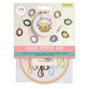 Simply Make Cross Stitch Kit Spring Chick